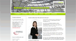 Desktop Screenshot of lange-sabine.de